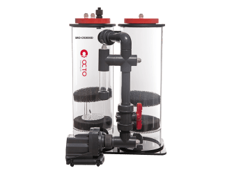 SRO-CR3000D Octo 1500-2200 Litres Dual Chamber Calcium Reactor with HY-3000W Pompe