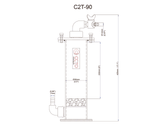 90 mm Universal CO2 Scrubber