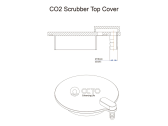 C2C-250 CO2 Scrubber Top Cover