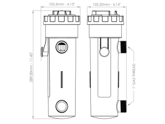 Stérilisateur UV-C Clarifier 7W 220-240V/50Hz 3m 3P EU SICCE