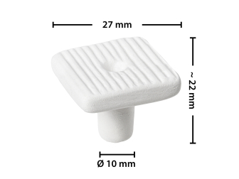 ARKA® myRécif - CoralPlots square 27 mm - 12 pieces ARKA