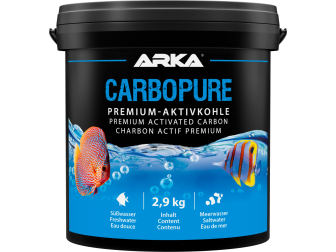 Carbopure - Steam-Activated, Pelletized & Acid Washed Activated Carbon (2.9 kg, 5 L) ARKA