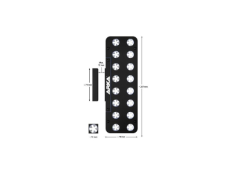 ARKA® myRécif - Steun voor frags Deck met magneet, 16 gaten ARKA