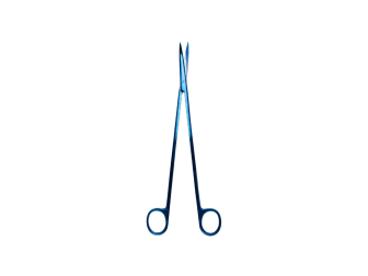 Titanium Scissors 30 cm curved Marine direct