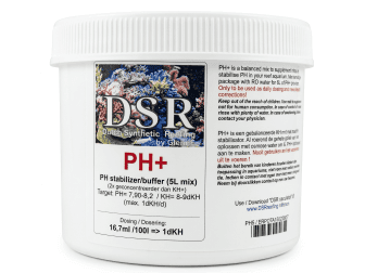 DSR - PH+ : PH (KH) stabilizer buffer, to mix 20 liter buffer solution (PET) 20 liter