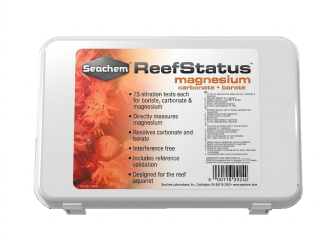 Reef status MAGNESIUM AND CARBONATE/BORATE ALKALINITY
