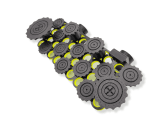 28cm Twist-Loc Rack Jaune