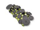 10cm Classic Single Color Racks Aquaprint Yellow