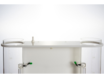 Reactor bicilíndrico 4L Para el cultivo de rotíferos