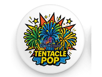 Badges redondos de 57 mm Tentacle POP Goodies Recifathome RAH