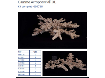 Acroporock XL Kit 13 pièces 619780