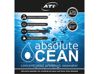 Sel liquide absolute Ocean ATI 2 x 10.20 litres pour 170 litres d'eau de mer