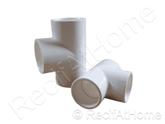PVC Blanc Te 40mm 90 degrés