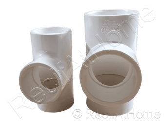 PVC Blanc Te 20mm 90 degrés