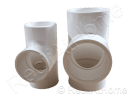 PVC Blanc Te 20mm 90 degrés