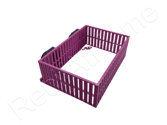 Magntic Mushroom Basket Media Baskets Aquaprint Violet/transparent Lxlxh 15x10x5cm