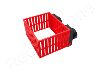 Magntic Mushroom Basket - Nano Media Baskets Aquaprint Rose/transparent Lxlxh 9,5x7,5x5cm