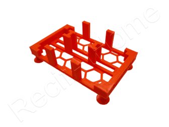 2 Brick Stand Bio Brick Stands Aquaprint Orange Lxlxh 12x7,5x3 cm