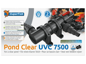 Super fish PONDCLEAR UVC 9W  pour  7500 L